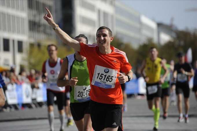 Craig at the 2014 Berlin Marathon